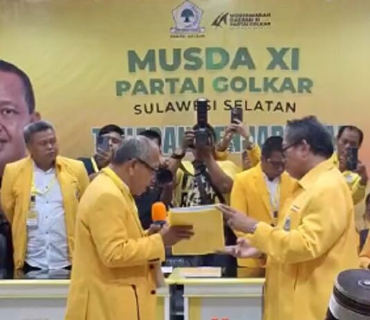 IAS Tunjukkan Kekuatan Dukungan Saat Pengembalian Formulir Ketua Golkar Sulsel