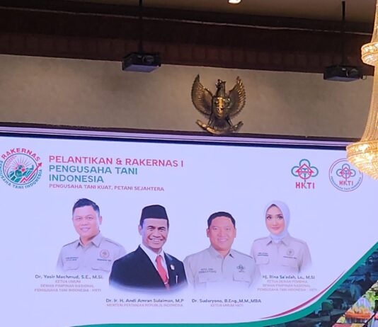 Resmi Pimpin Pengusaha Tani Indonesia HKTI, Yasir Machmud Usung Gerakan Kemandirian Pangan Berbasis Petani Modern