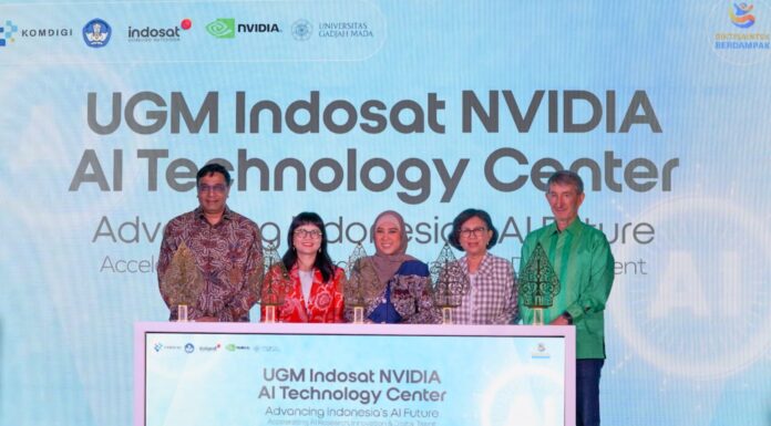 Kemkomdigi, Indosat, NVIDIA, dan UGM Resmi Buka UGM Indosat NVIDIA AI Technology Center untuk Memajukan Riset dan Pendidikan Nasional