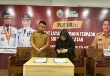 BelanjaUMKM10.000 MoU UPT PLUT KUMKM Sulsel, Dorong Kemajuan dan Akses Pasar UMKM