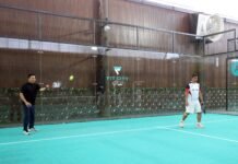 BERITA FOTO:JELANG MUSDA, REI SULSEL PANASKAN PADEL