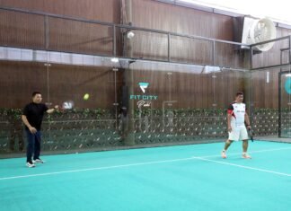 BERITA FOTO:JELANG MUSDA, REI SULSEL PANASKAN PADEL