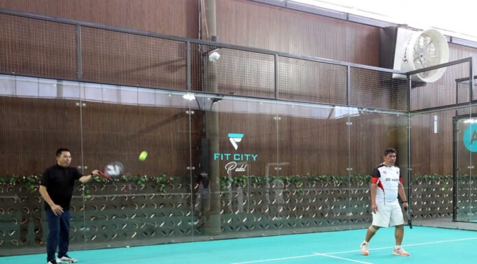 BERITA FOTO:JELANG MUSDA, REI SULSEL PANASKAN PADEL