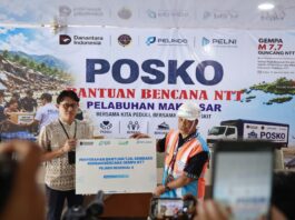 Pelindo–Pelni Kirim Bantuan untuk Korban Gempa NTT