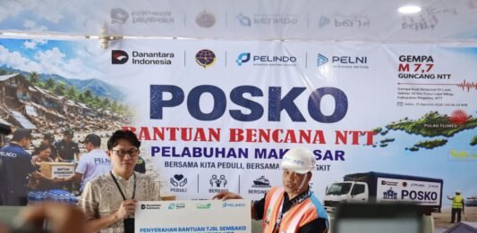 Pelindo–Pelni Kirim Bantuan untuk Korban Gempa NTT