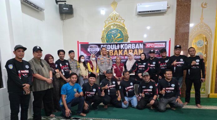 MPCI Peduli Berkolaborasi dengan Polsek Tallo Salurkan Bantuan untuk Korban Kebakaran