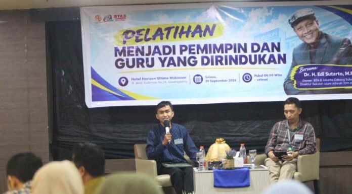 BTA 8 JAKARTA CABANG SULSEL KEMBALI HADIRKAN EDI SUTARTO DALAM PELATIHAN KEPEMIMPINAN DAN PENDIDIKAN
