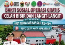 Kolaborasi RSUD Daya–RSGM Unhas, Warga Bisa Akses Operasi Celah Bibir Gratis