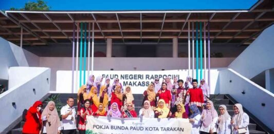 Perkuat PAUD Ramah Anak, Bunda PAUD Tarakan Studi Tiru ke Makassar